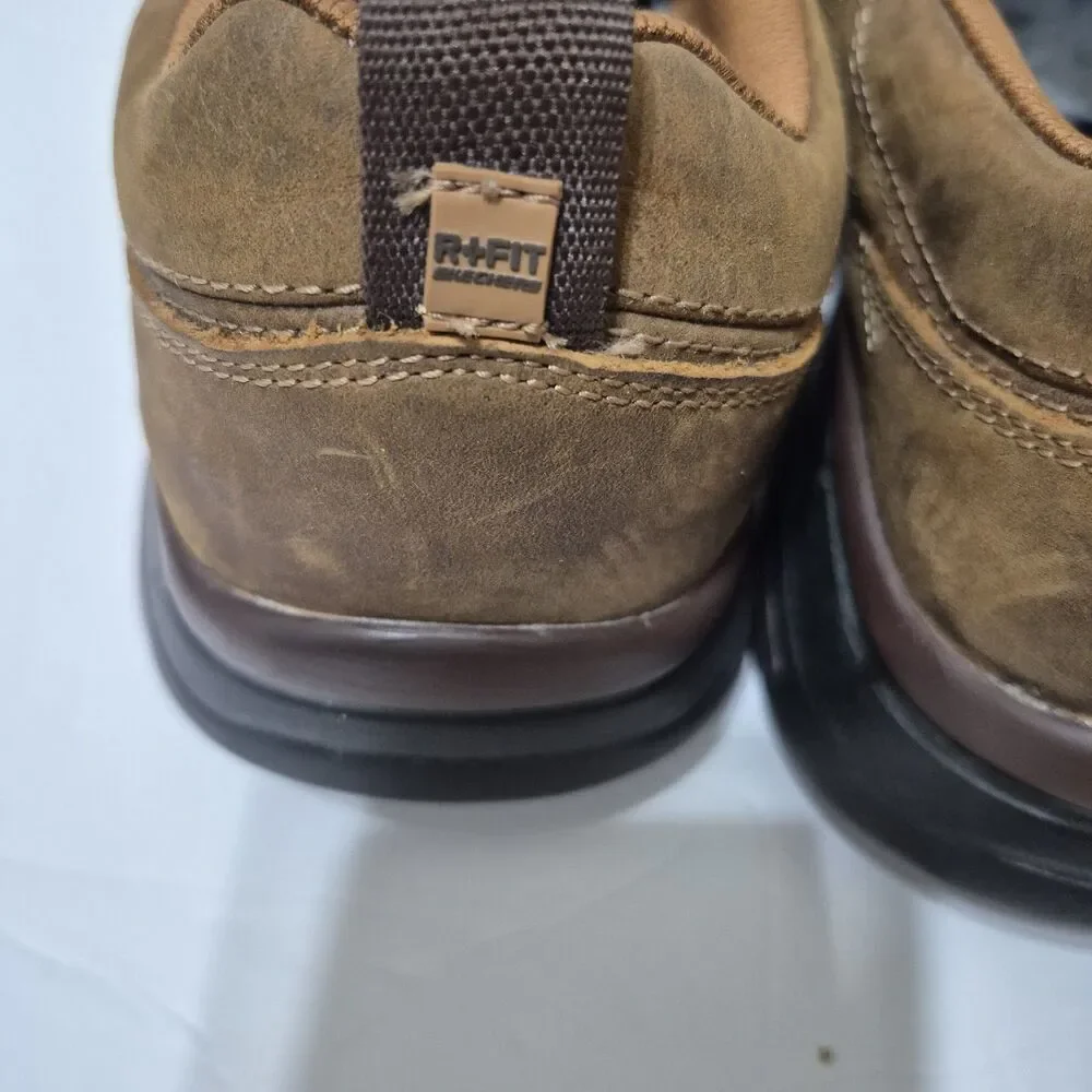 Skechers Relaxed Fit Glides Docklands 64503 Men’s Size 12 Brown Leather Loafers